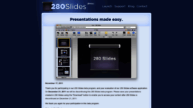 What 280slides.com website looks like in 2024 