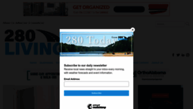 What 280living.com website looks like in 2024 