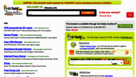 What 34baidu.info website looked like in 2012 (12 years ago)