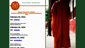 What 365tao.net website looked like in 2012 (12 years ago)
