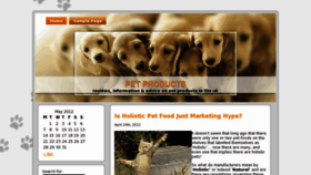 What 365petproducts.co.uk website looked like in 2012 (12 years ago)