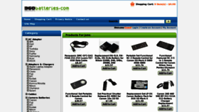 What 360batteries.com website looked like in 2012 (11 years ago)