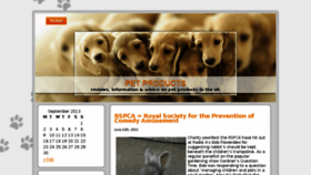 What 365petproducts.co.uk website looked like in 2014 (10 years ago)