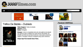 What 3000filmes.com website looked like in 2014 (10 years ago)