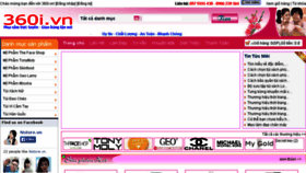 What 360i.vn website looked like in 2014 (9 years ago)
