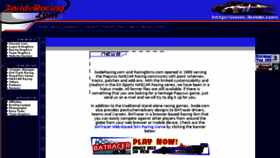 What 3wideracing.com website looked like in 2014 (9 years ago)