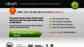 What 3dcart.net website looked like in 2014 (9 years ago)