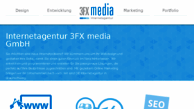 What 3fx-media.com website looked like in 2015 (9 years ago)