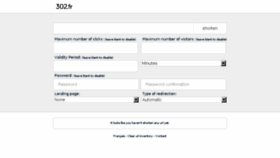 What 302.fr website looked like in 2015 (10 years ago)