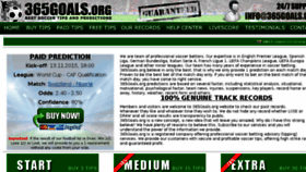 What 365goals.org website looked like in 2015 (8 years ago)