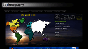 What 3dphoto.net website looked like in 2016 (8 years ago)