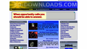 What 3d-downloads.com website looked like in 2016 (8 years ago)