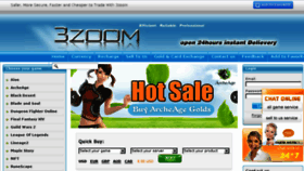 What 3zoom.com website looked like in 2016 (8 years ago)