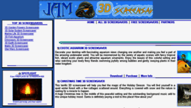What 3d-screensaver-jam.com website looked like in 2016 (8 years ago)