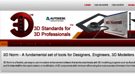What 3dnorm.com website looked like in 2016 (7 years ago)