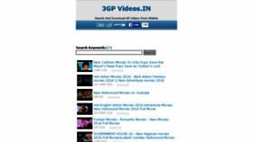 What 3gpvideos.in website looked like in 2016 (7 years ago)