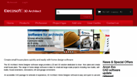 What 3darchitectsoftware.in website looked like in 2016 (7 years ago)