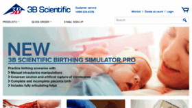What 3bscientific.co.uk website looked like in 2016 (7 years ago)