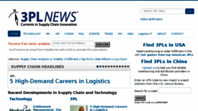 What 3plnews.com website looked like in 2016 (7 years ago)