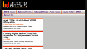 What 300mbfilms.xyz website looked like in 2016 (7 years ago)