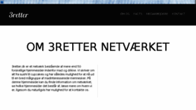 What 3retter.dk website looked like in 2016 (7 years ago)