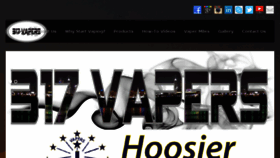 What 317vapers.com website looked like in 2016 (7 years ago)