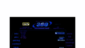 What 360partybus.com website looked like in 2016 (7 years ago)