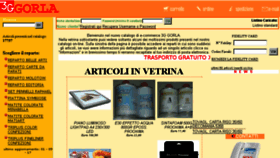 What 3ggorla.it website looked like in 2017 (7 years ago)