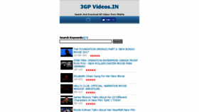 What 3gpvideos.in website looked like in 2017 (6 years ago)