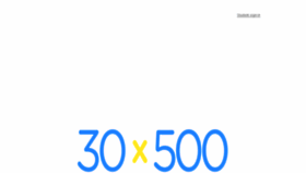 What 30x500.com website looked like in 2017 (8 years ago)