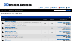What 3ddrucker-forum.de website looked like in 2017 (6 years ago)