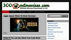 What 300mbmoviess.com website looked like in 2017 (6 years ago)