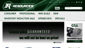 What 3rresources.com website looked like in 2017 (6 years ago)
