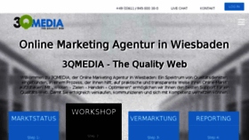 What 3qmedia.de website looked like in 2017 (6 years ago)