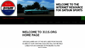 What 311s.org website looked like in 2017 (6 years ago)