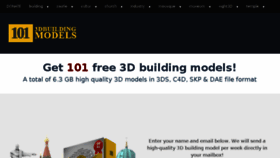 What 3d-building-models.com website looked like in 2017 (6 years ago)