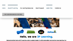 What 3plearning.com website looked like in 2018 (6 years ago)