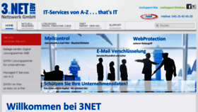 What 3net.de website looked like in 2018 (6 years ago)