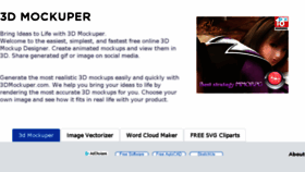 What 3dmockuper.com website looked like in 2018 (6 years ago)