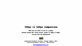 What 30vs60fps.com website looked like in 2018 (6 years ago)