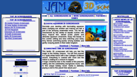 What 3d-screensaver-jam.com website looked like in 2018 (5 years ago)