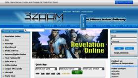 What 3zoom.com website looked like in 2018 (6 years ago)