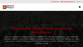 What 365waterfowl.com website looked like in 2018 (6 years ago)
