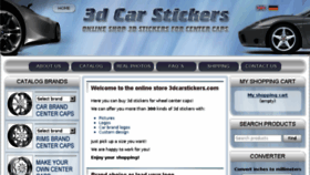 What 3dcarstickers.com website looked like in 2018 (5 years ago)
