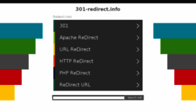 What 301-redirect.info website looked like in 2018 (5 years ago)