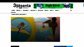 What 3sesenta.com website looked like in 2018 (5 years ago)