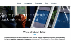 What 33talent.com website looked like in 2018 (5 years ago)