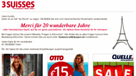 What 3suisses.at website looked like in 2018 (5 years ago)
