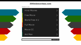 What 300mbmoviess.com website looked like in 2018 (5 years ago)