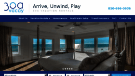 What 30a-vacay.com website looked like in 2018 (6 years ago)
